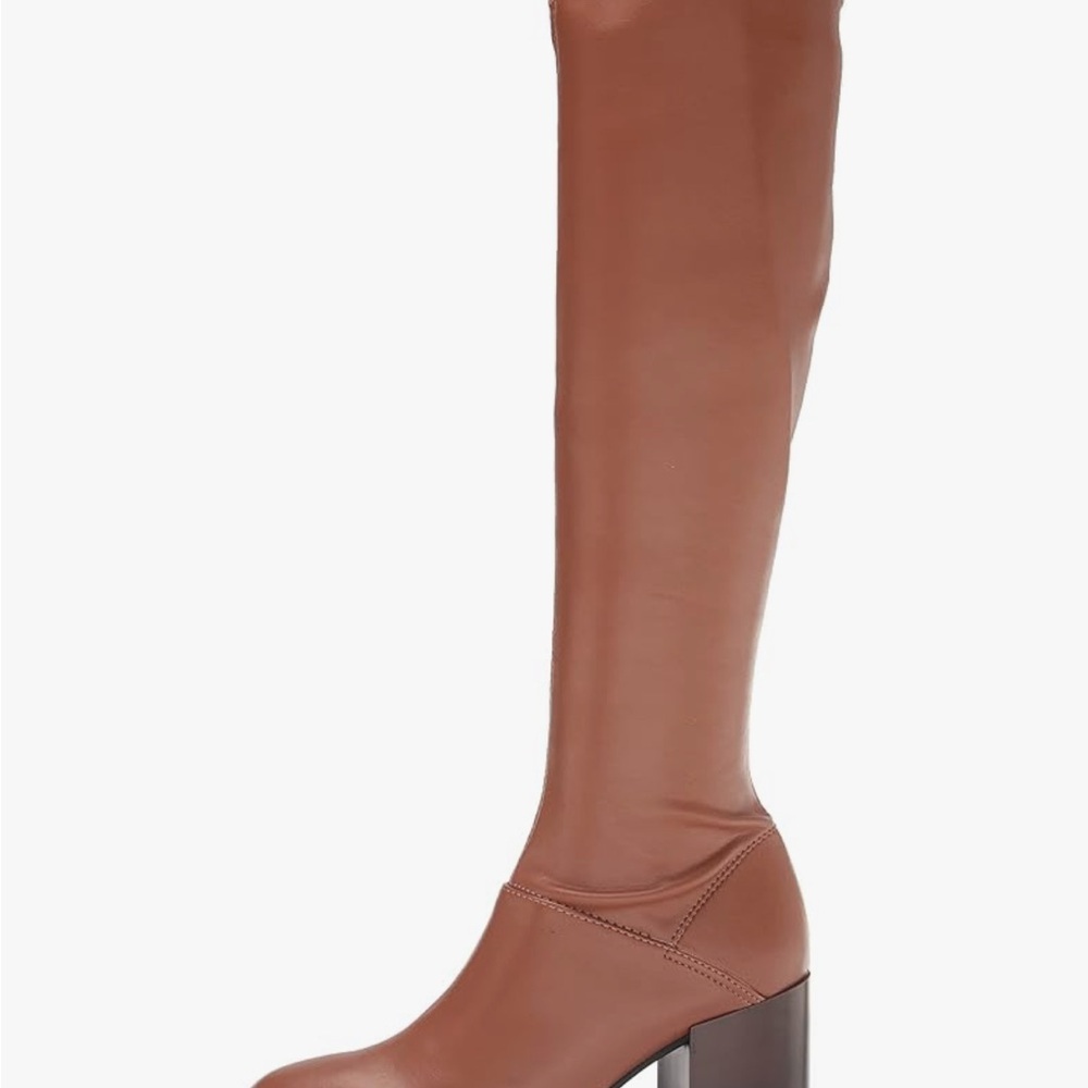 Franco Sarto Cognac leather boots LIKE NEW